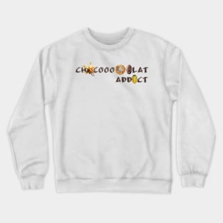 Chocolate free flower Crewneck Sweatshirt